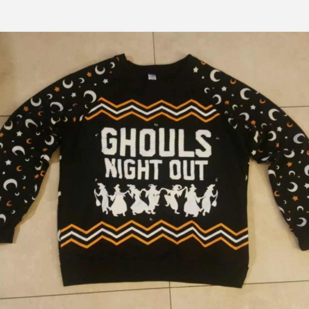 Halloween Sweater LED CHANGING LIGHTS